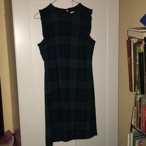 J. Crew classic blackwatch plaid dress, nwt